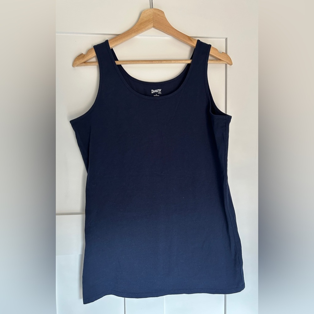 Duluth Trading Co Women's Dark Blue Tank Top